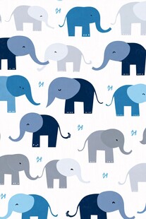 大象图案 可爱童趣风背景