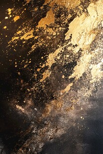 黑金抽象纹理艺术背景图