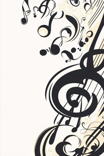 音乐元素装饰图案