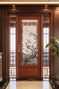 中式典雅入户门 古韵悠长