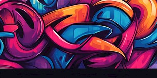 炫彩涂鸦艺术图案