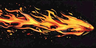 火焰特效图案 动感绚丽