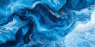 蓝色流体艺术抽象纹理图案