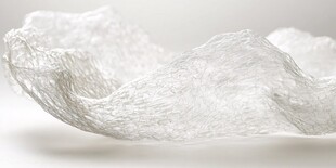 透明质感纤维艺术造型碗