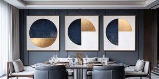 现代简约风餐厅装饰挂画