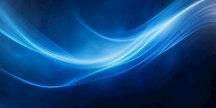 蓝色梦幻流动光线背景图