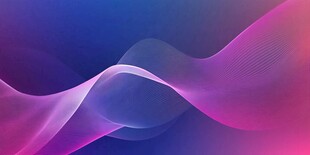 梦幻渐变流动波纹背景图