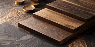 优质木材板材及精美木碗