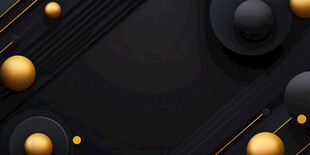 黑金几何元素抽象背景图