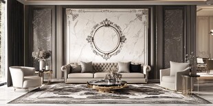 奢华欧式客厅室内装饰展示