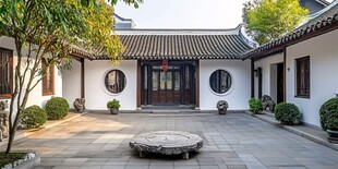 中式庭院典雅景致