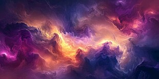 梦幻绚丽的星云景象