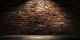 砖墙光影效果背景图