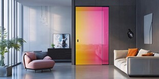 时尚渐变门装点现代客厅