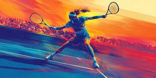 激情网球赛场女将风采