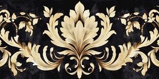 奢华金色欧式花纹装饰