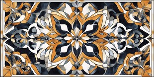 复古几何花纹精美瓷砖图案