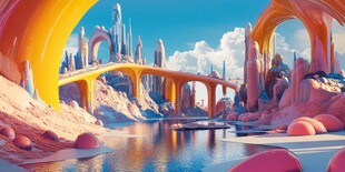 梦幻未来外星景观世界