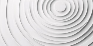 白色立体环形抽象背景图