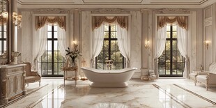 奢华欧式风浴室优雅空间