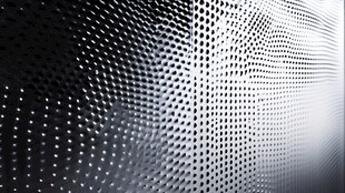 黑白点状抽象艺术背景