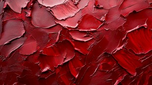 红色立体油画质感纹理