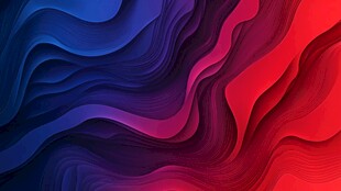 绚丽渐变波浪抽象背景图