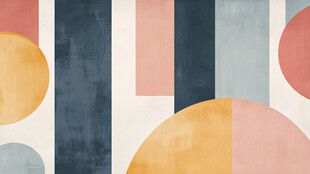 几何抽象图案装饰画