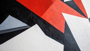 几何色块拼接墙面纹理