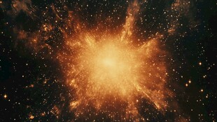 璀璨宇宙能量爆发瞬间