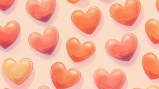 粉色爱心图案背景设计