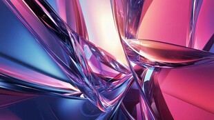 梦幻炫彩流体抽象艺术图案