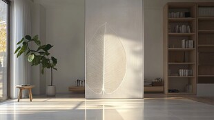 简约明亮的室内绿植空间