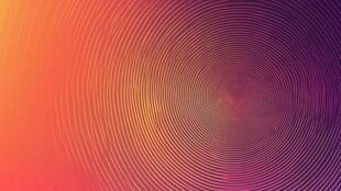 渐变圆形线条抽象背景图