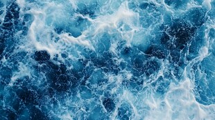 汹涌蓝浪 海洋动态之美