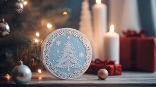 圣诞装饰盘点亮节日氛围