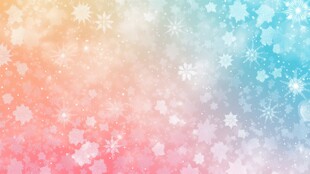 梦幻渐变雪花背景图