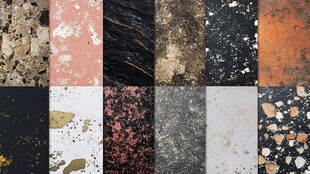 多样石材纹理展示