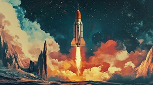 火箭升空 星际探索的起点