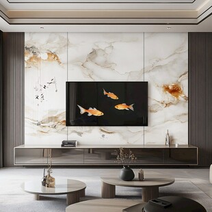 新中式客厅电视背景墙设计