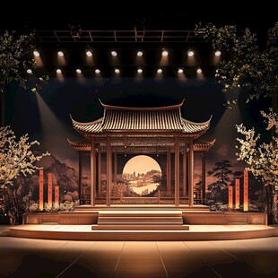 中式古典舞台尽显东方韵味