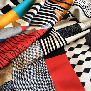 多彩图案布料集锦