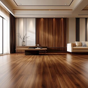现代简约风木质客厅空间