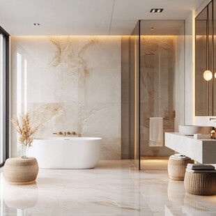 现代简约风奢华浴室空间