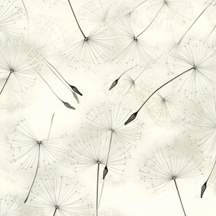 梦幻蒲公英简约背景图案