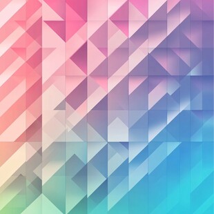 渐变几何三角多彩背景图