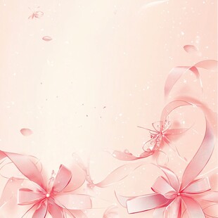粉色浪漫蝴蝶结背景图