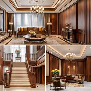 豪华木质家居室内设计风采