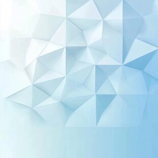 浅蓝色几何多边形背景图