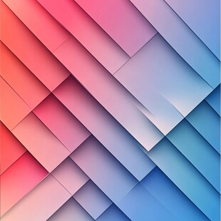 渐变几何拼接多彩抽象背景